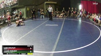 60 lbs Round 5 (6 Team) - Luke Wolfley, Idaho vs Caizer McElroy, Kansas Rattlers