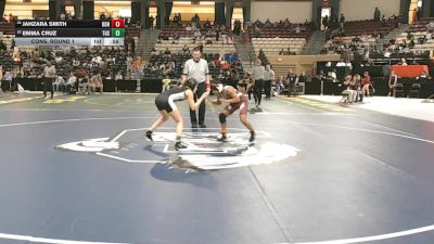 105 lbs Cons. Round 1 - Jahzara Smith, Broadneck vs Emma Cruz, Tuscarora
