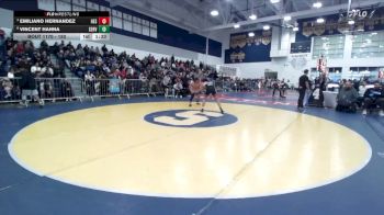150 lbs Quarterfinal - Emiliano Hernandez, Hesperia vs Vincent Hanna, Servite