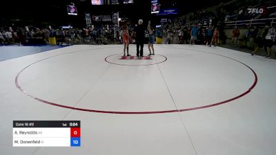 100 lbs Cons 16 #2 - Emma Moore, KY vs Carly Rodriguez, TX