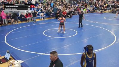 145 lbs Champ. Round 1 - Laila Ferguson, Niagara Wheatfield vs Elliana Bellis, Fredonia