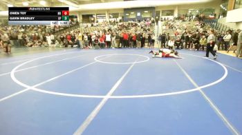 132 lbs 3rd Place Match - Gavin Bradley, Desert Peaks vs Owen Toy, Mountain Ridge