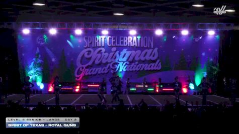 Spirit of Texas - Royal Guns [2025 L5 Senior - Large Day 2] 2025 Spirit Celebration Christmas Grand Nationals
