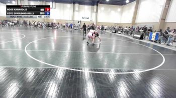 125 lbs Rr Rnd 1 - Rose Karakolis, M80 Wrestling Club vs Cote Spaulding-Kelly, Patriots Wrestling Club-Dothan