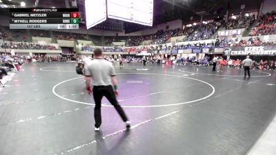 157 lbs Mykell Rodgers, Brown Deer/Mess./Shore. vs Gabriel Metzler, Waunakee