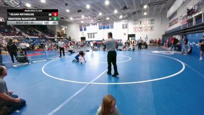 85 lbs 3rd Place Match - Elijah Reynolds, Dean Morgan vs Grayson Marcotte, CY Middle School