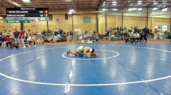 157 lbs Champ. Round 2 - Carlos Valdez, Eastern Oregon University vs Zakin Bolander, Treasure Valley Community College