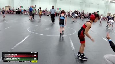 52 lbs Round 4 (8 Team) - Jack Sanders, Mat Assassins vs Eva Encarthion, Warhawks Wrestling