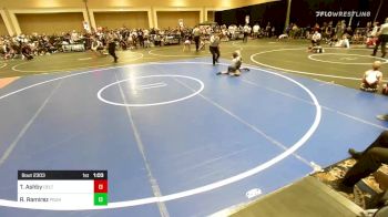 61 lbs Round Of 16 - Traycen Ashby, Delta WC vs Riley Ramirez, Pounders WC