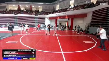 150 lbs Cons. Semi - Gabe Russell, Threestyle Wrestling Of Oklahoma vs Jeremy Lakey, Owasso Takedown Club