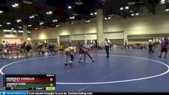 138 lbs Round 2 (10 Team) - Andrew Even, SD Red vs Mckenley Charelus, CLWC / IWC