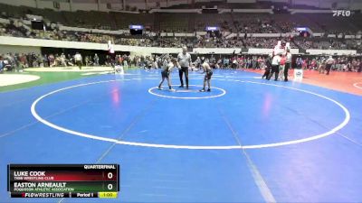 Rookie 3-5 105 Quarterfinal - Easton Arneault, Poquoson Athletic Association vs Luke Cook, Tabb Wrestling Club