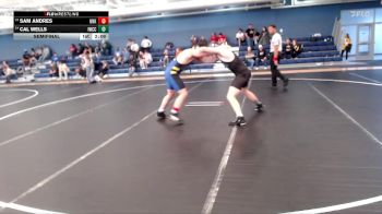 184 lbs Semifinal - Cal Wells, Iowa Western Community College vs Sam Andres, Nebraska-Kearney