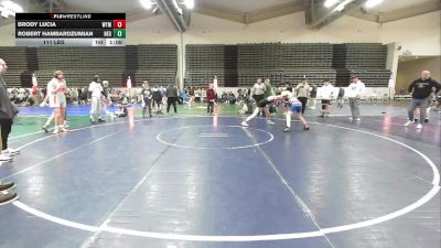 111 lbs Rr Rnd 4 - Brody Lucia, Washington Twp. Minutemen MS vs Robert Hambardzumian, New England Gold MS