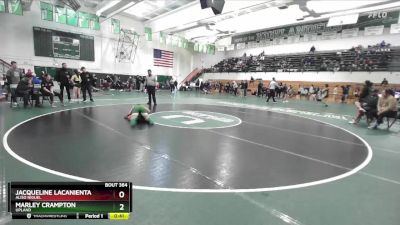 105 lbs Cons. Round 3 - Jacqueline Lacanienta, Aliso Niguel vs Marley Crampton, Upland