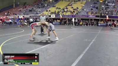 133 lbs Finals (2 Team) - James Day, Wabash vs Eli Sneed, Cornell College