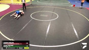 150 lbs Semis & 1st Wrestleback (8 Team) - Joseph Ridler, Maple River/United South Central vs Aliah Fischer, Owatonna