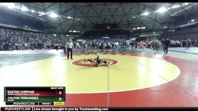 70 lbs Quarterfinal - Colton Fernandez, NWWC vs Easton Chipman, Askeo International Mat Club