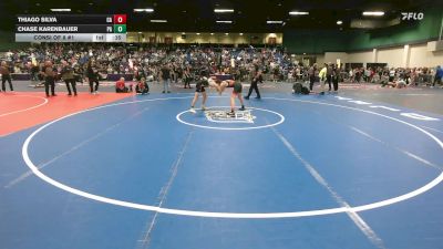 113 lbs Consi Of 8 #1 - Thiago Silva, CA vs Chase Karenbauer, PA
