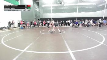 130 lbs Champ. Round 1 - Scarlet Moon, Northside High School vs Hannah Maskrod, Ozark