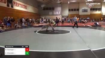 132 lbs Round Of 64 - Noah Basinger, Nc vs Caleb Chandler, Va