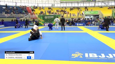 BENEVALDO FRANCA PACHECO vs RAFAEL CABRAL MESSAGE 2024 Brasileiro Jiu-Jitsu IBJJF