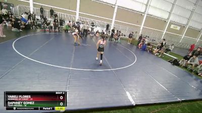 96 lbs Semis (4 Team) - Yareli Flores, Warriors Of Christ vs Daphney Gomez, Team Arizona