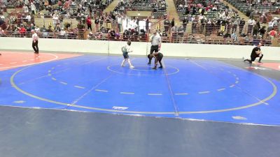 70 lbs Rr Rnd 3 - Aeneas Brown-Resse, South Paulding Junior Spartans Wrestling Club vs Jon-Caiden Byess, Grizzly Wrestling Club