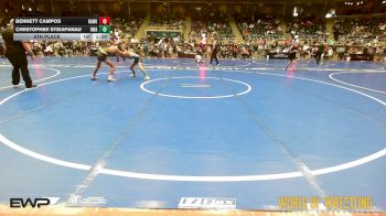 100 lbs 5th Place - Bennett Campos, Hawkeye Wrestling Academy vs Chrstopher Stsiapanau, Roundtree Wrestling Academy