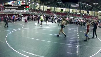 95 lbs Semifinal - Hayleigh Darling, Yutan Wrestling Club vs Peyton Eklund, HWA