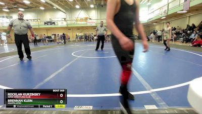 95-100 lbs Round 2 - Rocklan Kurzinsky, Wave Wrestling Club vs Brennan Klein, Unaffiliated