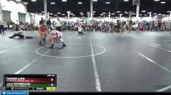 120 lbs Round 6 (8 Team) - Tanner Kane, U2 Upstate Uprising Gold vs Jack Rohrbaugh, Mayfield Mat Academy