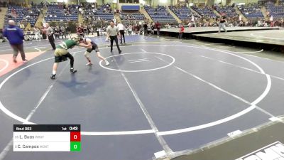 100 lbs Consi Of 16 #2 - Lance Buoy, Wray Eagles vs Carlos Campos, Monte Vista