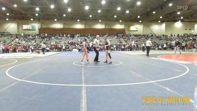 115 lbs Consi Of 16 #1 - Charlette Swensen, Upper Valley Aces vs Miroslava Torres, Escalon Wrestling