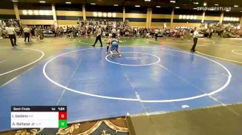 130 lbs Semifinal - Isaac Sedeno, Mat Demon WC vs Adam Baltazar Jr, Elite Force