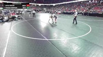 Girls 145 lbs Champ. Round 1 - Layla Risler, Mondovi/Eleva-Strum-Girls vs Teagan Simpson, Oregon-Girls