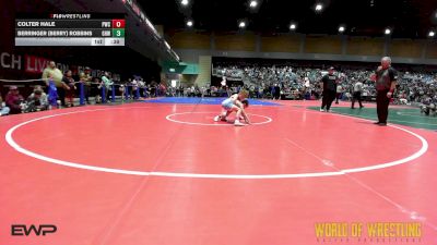 75 lbs Semifinal - Colter Hale, Powerhouse Wrestling Club vs Berringer (Berry) Robbins, Greater Heights Wrestling