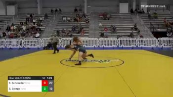 182 lbs Prelims - Sam Schroeder, Top Of Utah Wrestling Club vs Brandon Estepp, HoneyBadgerz