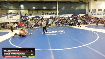 125 lbs Cons. Round 3 - Dalton Whitehall Gikes, Wartburg vs Inocencio Garcia, UW-LaCrosse