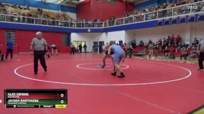 215 lbs Semifinal - Alex Deming, Rochester vs Jayden Bartoszek, Hanover Central