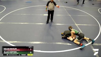 83 lbs Cons. Round 2 - Nolan Draxler, Edina Wrestling Club (Assoc.) vs Elijah Hartwig, Rosemount Irish Wrestling