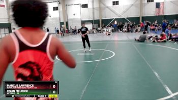 185 lbs Round 2 (8 Team) - Marcus Lawrence, Black Fox Wrestling Team 1 vs Colin Melrose, JR Titans