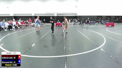 175 lbs Brayden Carson, California Gold vs Slade Barnett, Minnesota Red