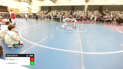 128-H lbs Consi Of 32 #2 - Marley Gomez, Copiague Wrestling Club vs Louis Simone, Immortals Wrestling Club