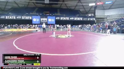 71-75 lbs Round 2 - Alessandra Tovar, Victory Wrestling-Central WA vs Jamie Pahre, Lake Stevens Wrestling Club