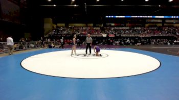 135 lbs Champ. Round 1 - Allison Terry, Spring Hill HS vs Ella Perkins, Arkansas City HS