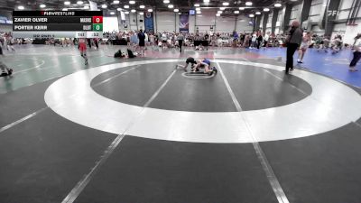 90 lbs Rr Rnd 3 - Zavier Olver, Mat Assassins Red vs Porter Kerr, Dueling Bandits