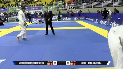 André Luiz De Alcantara vs Antonio Henrique Gomes Felix 2025 Brasileiro Jiu-Jitsu IBJJF