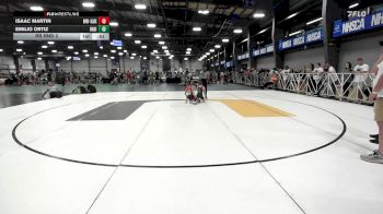 80 lbs Rr Rnd 2 - Isaac Martin, Buffalo Valley Wrestling Club EL Blue vs Emilio Ortiz, Indiana Outlaws Red