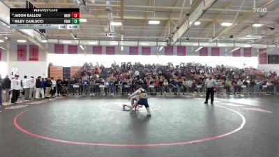 138 lbs 3rd Place - Jason Ballou, Andover vs Riley Carlucci, Franklin